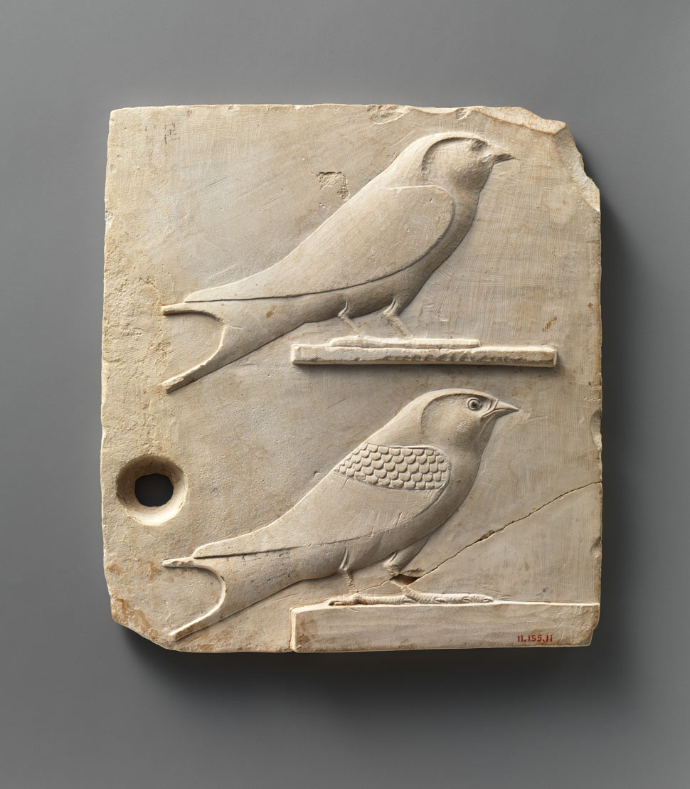 Placca Rilievo con due rondini, Metropolitan Museum of Art. Credits www.metmuseum.org