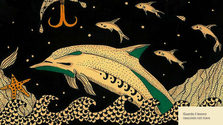 tesoro nascosto nel mare